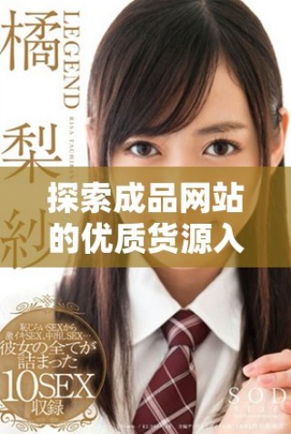探索成品網(wǎng)站的優(yōu)質(zhì)貨源入口和獲取途徑指南