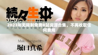 2023年無限制免費B站資源合集，不再收取任何費用