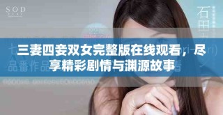 三妻四妾雙女完整版在線觀看，盡享精彩劇情與淵源故事