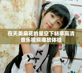 在天美麻花的星空下暢享高清音樂視頻播放體驗(yàn)