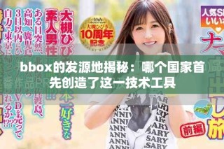 bbox的發(fā)源地揭秘：哪個(gè)國家首先創(chuàng)造了這一技術(shù)工具