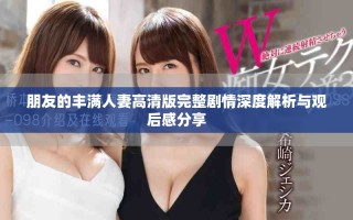 朋友的豐滿人妻高清版完整劇情深度解析與觀后感分享