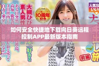 如何安全快捷地下載向日葵遠(yuǎn)程控制APP最新版本指南