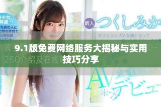 9.1版免費(fèi)網(wǎng)絡(luò)服務(wù)大揭秘與實(shí)用技巧分享