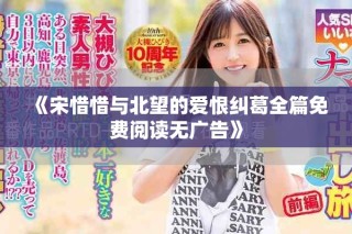 《宋惜惜與北望的愛恨糾葛全篇免費閱讀無廣告》