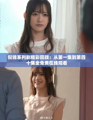似錦系列劇精彩回顧：從第一集到第四十集全免費在線觀看