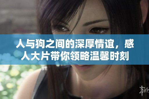 人與狗之間的深厚情誼，感人大片帶你領(lǐng)略溫馨時(shí)刻