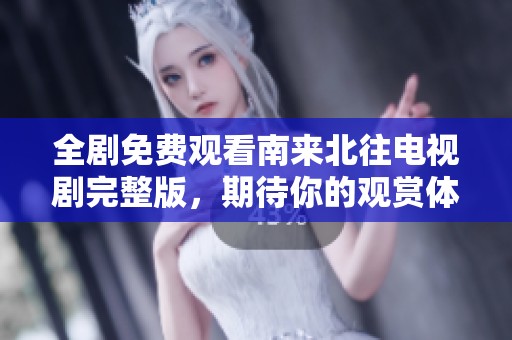 全劇免費(fèi)觀看南來(lái)北往電視劇完整版，期待你的觀賞體驗(yàn)