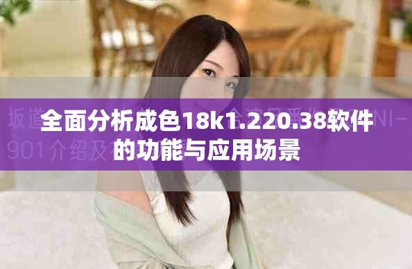全面分析成色18k1.220.38軟件的功能與應用場景