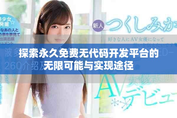 探索永久免費(fèi)無代碼開發(fā)平臺(tái)的無限可能與實(shí)現(xiàn)途徑