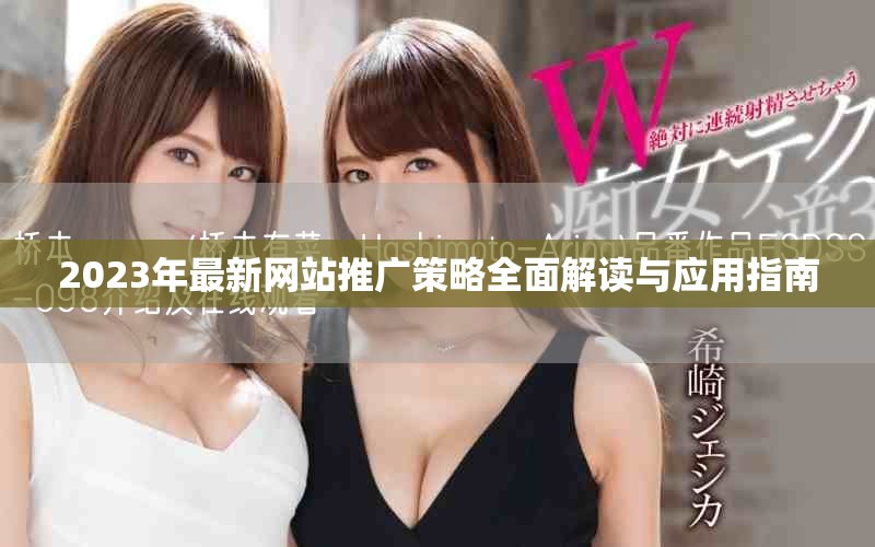 2023年最新網(wǎng)站推廣策略全面解讀與應(yīng)用指南