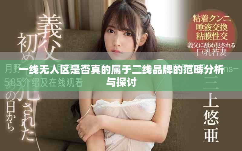 一線無人區(qū)是否真的屬于二線品牌的范疇分析與探討