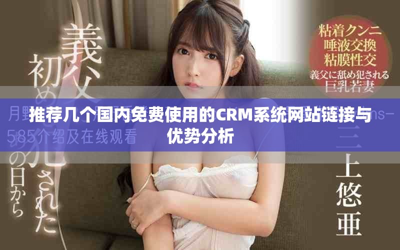 推薦幾個(gè)國(guó)內(nèi)免費(fèi)使用的CRM系統(tǒng)網(wǎng)站鏈接與優(yōu)勢(shì)分析