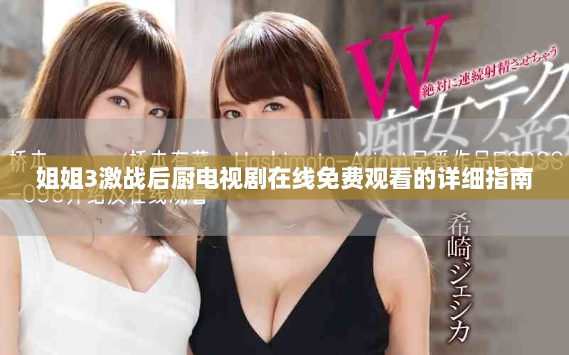 姐姐3激戰(zhàn)后廚電視劇在線免費(fèi)觀看的詳細(xì)指南