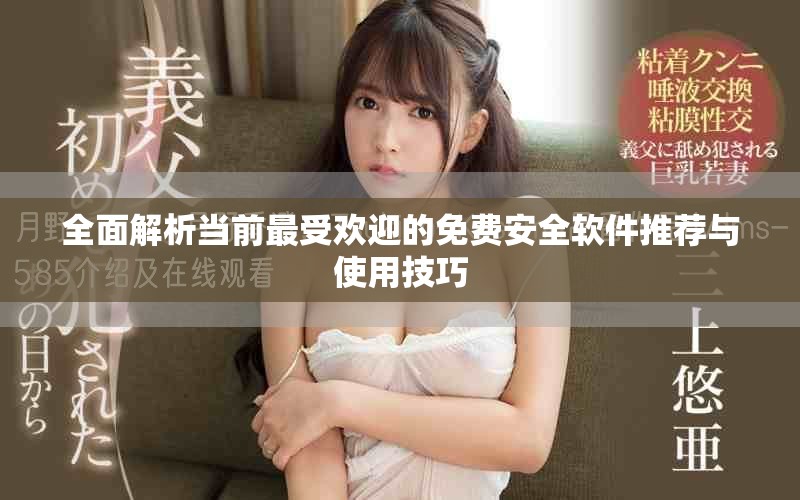 全面解析當前最受歡迎的免費安全軟件推薦與使用技巧