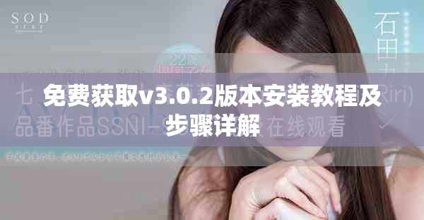 免費獲取v3.0.2版本安裝教程及步驟詳解