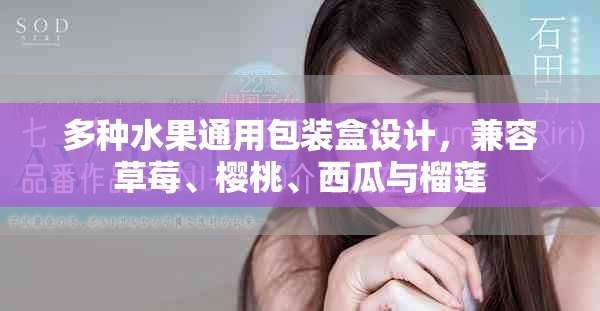 多種水果通用包裝盒設(shè)計(jì)，兼容草莓、櫻桃、西瓜與榴蓮