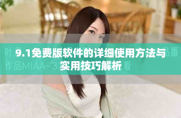 9.1免費(fèi)版軟件的詳細(xì)使用方法與實(shí)用技巧解析