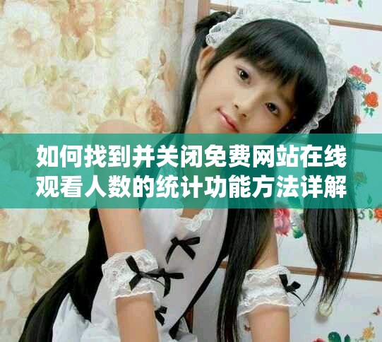 如何找到并關(guān)閉免費(fèi)網(wǎng)站在線觀看人數(shù)的統(tǒng)計(jì)功能方法詳解